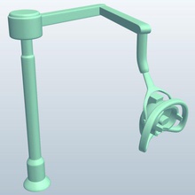 Zahnarzt Lampe v1 tools - Ausrüstung bedruckbar ist lowpoly Werkzeuge-Ausrüstung 3d print model - Mito3D
