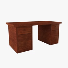 desk cabinet drawer fatgod88 furnishings furniture model office wooden 3d print model - Mito3D