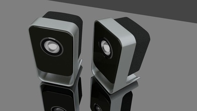 desktop speakers agudelo audio daniel electronics model sound speaker 3d print model - Mito3D