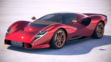 detomaso p72 2020 2019 2021 2022 2023 Amerikan araba coupe egzotik hızlı hypercar model nadir spor squir ABD araç 3d print model - Mito3D