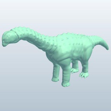 diamantinasaurus v2 los dinosaurios imprimible lowpoly 3d print model - Mito3D
