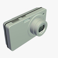 digitalcamera v3 digital câmera eletrônica printable lowpoly 3d print model - Mito3D