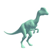 dilophosaurus v1 los dinosaurios imprimible lowpoly 3d print model - Mito3D
