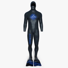 diving suit wetsuit flippers black character cloth clothes collection diver dove dry flipper guys human latex male man model orest outdoor pbr real rubber sail sport swimming swimsuit terremoto time uniform vray 3d print model - Mito3D