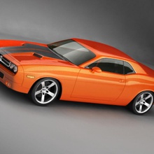 dodge challenger concept 2006 2007 2008 2009 american car coupe fast future muscle old race retro sport squir styled usa vehicle 3d print model - Mito3D