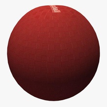 dodgeball v1 dodge ball sports figures equipment printable lowpoly 3d print model - Mito3D