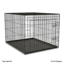 chien cage 001 animal de l'artiste la boîte le conteneur ideaviz chenil modèle rendu 3d print model - Mito3D