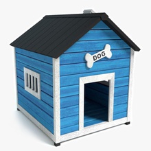 casa de cachorro abramsdesign animais arquitetura cão casinha elementos a canil modelo ao ar livre estimação abrigo 3d print model - Mito3D