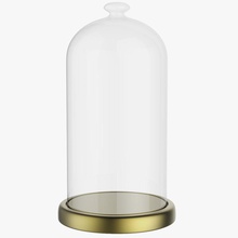 dome glass 3d base bell candle demo design display food furnishings furniture jarred jewelry lower miniature model newlc oak piece plated platform poly presentation show stan 3d print model - Mito3D