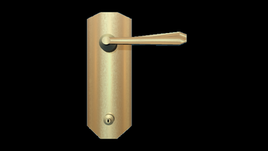 die Tür Schloss lock Architektur 3d print model - Mito3D