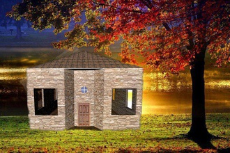 doppia casa doppio libero architettura 3d print model - Mito3D
