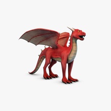 de dragon 3d 3ds animal dessin animé les dinosaures fbx hd haut lézards max modèle obj prix la qualité l' réaliste reptiles résolution tstudio2015 bien 3d print model - Mito3D