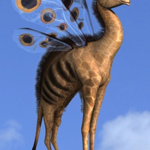 ejderha uzaylı anatomi hayvan arı kelebek deve karakter yaratıklar dragonfly fantezi fishzombie sinek zürafa model çizgili Kaplan wasp kanat 3d print model - Mito3D