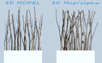 driftwood screen bleached bois branch claustra dead deco d coration design drift flott interior mig3d model nature old plant racine root tree vegetation wood 3d print model - Mito3D