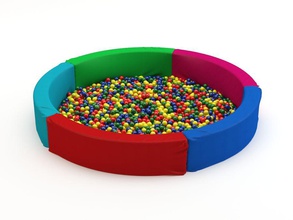 kuru havuz aktif topları balon çocuk renk eğlenceli bahçe kir model açık yer oynuyor havuzu dinlenme oda ser spor oyuncak 3d print model - Mito3D
