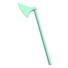 dun axe v1 weapons armor printable lowpoly 3d print model - Mito3D