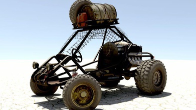 dune buggy 4x4 appocalypse barrel bus car desert dirt environments game model offroad props race ruski xx sand speed toilet truck vehicle wheel 3d print model - Mito3D
