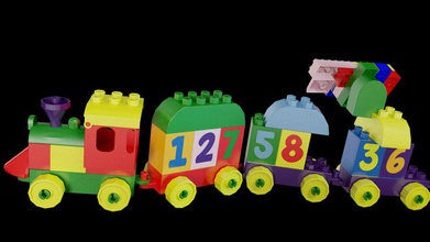 duplo treno numero del set di mattoni attività baby luminose cartone animato bambino divertente jake kid lego la mobilità modello plastica a giocare tinca giocattolo con il veicolo 3d print model - Mito3D