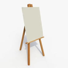 easel 3d art artist canvas collection display draws elena3d equipment furnishings furniture gallery interior max model painted picture realistic small studios vray workshop 3d print model - Mito3D