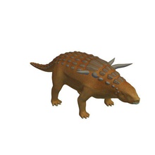 edmontonia v1 dinozorlar yazdırılabilir lowpoly 3d print model - Mito3D