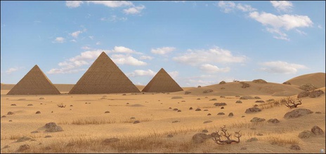 Mısır Piramitleri manzara 3d mimarlık arquitecture Aztek çöl ortamlar dönüm noktası marc maya model mons anıt doğa eski Firavun piramitler Kaya kum sahne yapısı tapınaklar mezar 3d print model - Mito3D