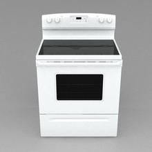 fornello elettrico appliance cotte pentole mangiare cibo arredamento interni cucina koperek modello forno realistici inox l'acciaio stufe la visualizzazione 3d print model - Mito3D
