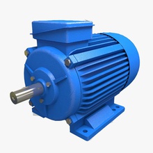 el motor eléctrico eléctrica electromotor industrial de la máquina modelo nallon real rotor tiempo 3d print model - Mito3D