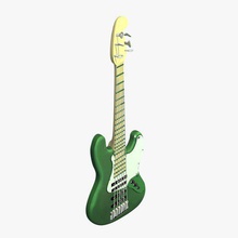 electricguitar v03 electric guitar musical instruments printable lowpoly 3d print model - Mito3D