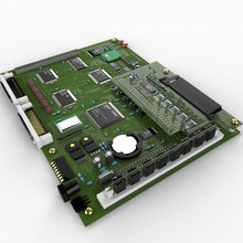 elektronik devre kartı iyileştirme Yönetim Kurulu kapasitif kondansatör bileşen bilgisayar diyot oyun model motor pasif pcb perspectx depolama teknoloji transistör tüp vakum Tel 3d print model - Mito3D