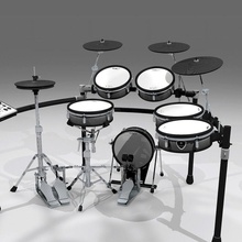 electronic drum kit roland v-drums td20 cymbal electric head instrument mesh model module music musical pad pd120 percussion phantomliving snare tom v 3d print model - Mito3D