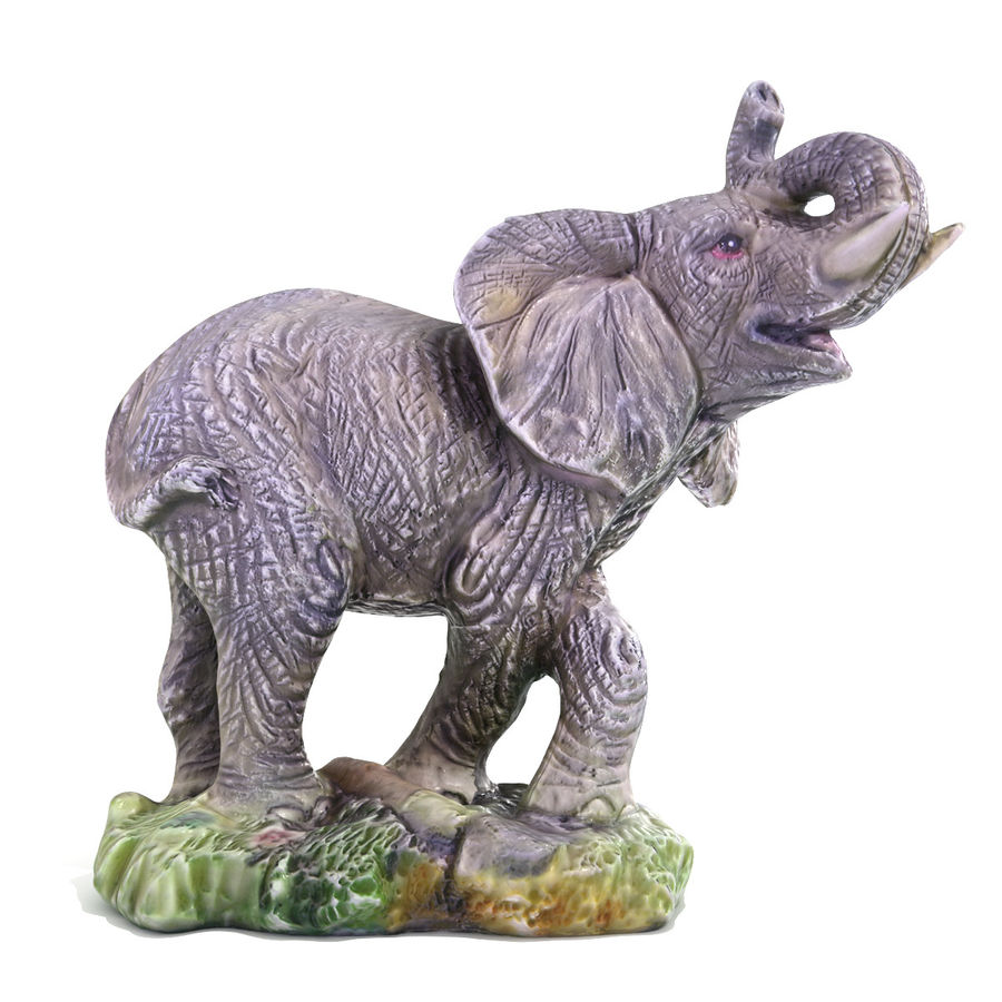 statue d'éléphant 3d animal de la décoration l'éléphant l'intérieur modèle imprime prêt souvenirs statuette texture 3D print model - Mito3D