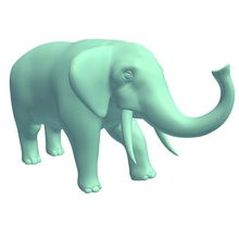 fil v1 hayvanlar yazdırılabilir lowpoly 3d print model - Mito3D