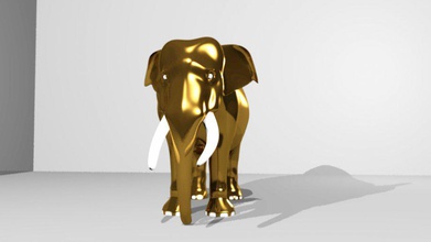 elefante animale 3d print model - Mito3D