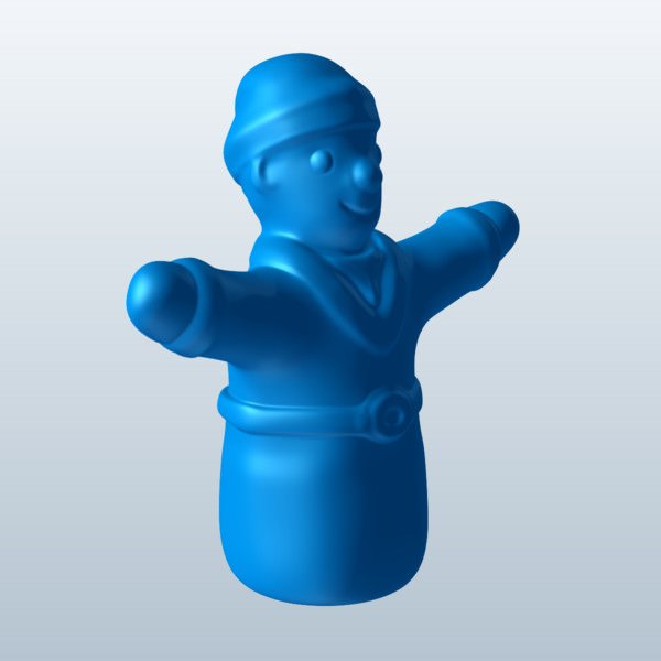 elf v1 burattino i giocattoli stampabile lowpoly 3D print model - Mito3D