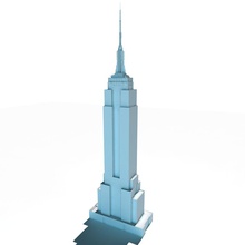 empire state building low 3ds architecture city cityscape fbx free imagework lower lwo maya model new poly scene skyscraper structure stucture tall tower york 3d print model - Mito3D
