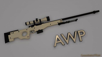 verbesserte awp sniper Waffe 3d print model - Mito3D