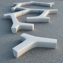 escofet dal modüler tezgah Görünümüdür mimarlık sandalye beton çağdaş elemanları mobilyalar mobilya manzara max model dışarıda otopark pixelab poligonal halk sokak dallar kentsel 3d print model - Mito3D