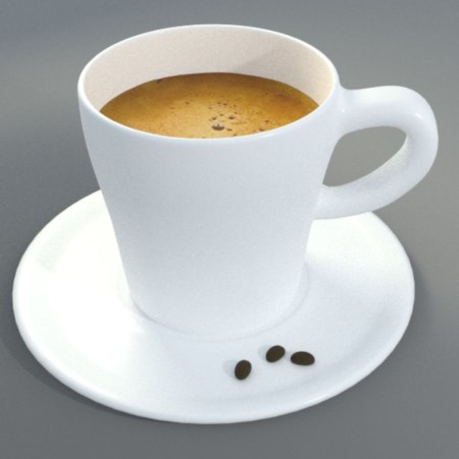 espresso cup beans beverage caffeine cofee coffee drinking foam food hot java model plated spect3r water 3D print model - Mito3D