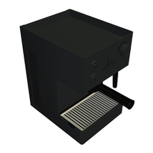 espresso makinesi v1 makine modern aletleri yazdırılabilir lowpoly 3d print model - Mito3D