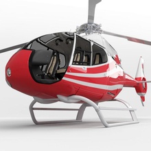 eurocopter ec-120b 120b air aircraft airplane commercial ec helicopter irradiancemap model plane transport 3d print model - Mito3D