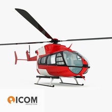 eurocopter ec145 airbus helikopterler h145 uçak havacılık helikopter acil durum tahliye uçuş ıcom tıbbi model yapımları pervane rotor bilim ulaşım araç 3d print model - Mito3D