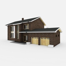 europea per la casa di pietra americano antonio architettura mattoni buonarroti costruzione cottage il finlandese i singoli mansion modello moderna residenziale struttura ville legno 3d print model - Mito3D