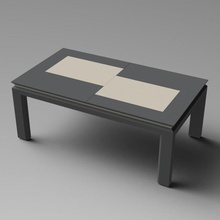 extensible moderna de la tabla color diseño comedor el mobiliario muebles gris en interiores jetstorm 3d vivir modelo moderno mtl pintada sala raso simple solidworks madera 3d print model - Mito3D