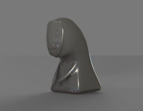 l'uomo senza volto spirited away figura ghost spiritedaway giappone cartone animato uomo i caratteri 3d print model - Mito3D