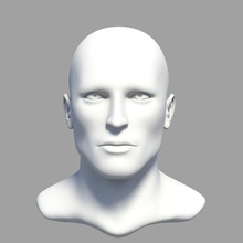 faccia 3dessence l'anatomia corpo carattere orecchio occhio ragazzi testa umana maschio uomo modello naso 3d print model - Mito3D