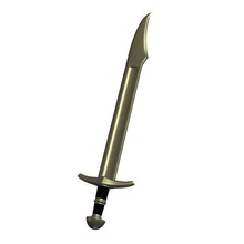 falchion sword v1 weapons armor printable lowpoly 3d print model - Mito3D