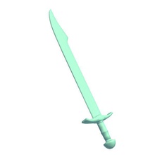 falchion v1 weapons armor printable lowpoly 3d print model - Mito3D