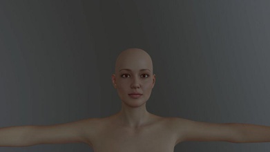 famale Anatomie archii Körper Charakter weiblich Mädchen Mensch lady Modell nackt Menschen sexy Frau 3d print model - Mito3D