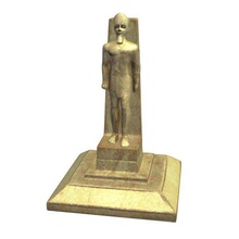 faraon de la estatua v1 ramsés ii estatuas bustos imprimible lowpoly estatuas, 3d print model - Mito3D