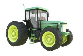 tracteur de ferme agricole l'agriculture agrimotor dhhh moteur l'équipement l'agriculteur champ génériques lourd industrielle l'industrie des terres la machine modèle transport véhicule 3d print model - Mito3D